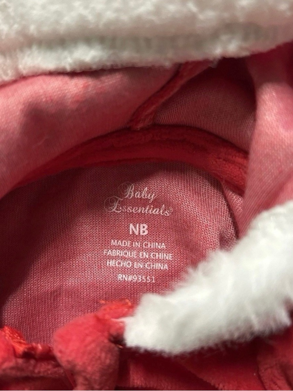 Infant Baby Santa Footie Pajamas My First Christmas Bodysuit Size Newborn - Picture 3 of 4